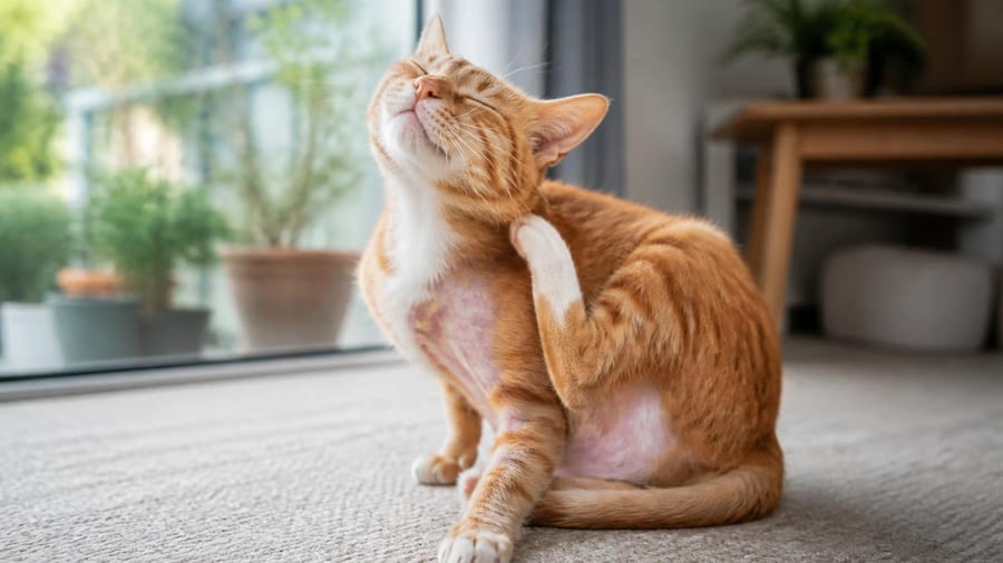 Allergie au pollen chez le chat : causes, symptômes, traitements et prévention !
