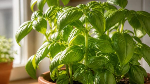Votre basilic jaunit après une semaine ? La technique de taille au bon nœud transforme votre pot en buisson touffu et…