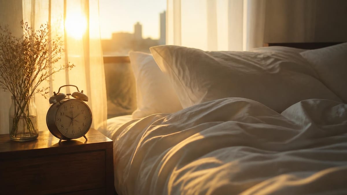 Une étude turque révèle qu'un réveil entre 5h et 7h optimise le bien-être mental, en accord avec notre horloge biolog