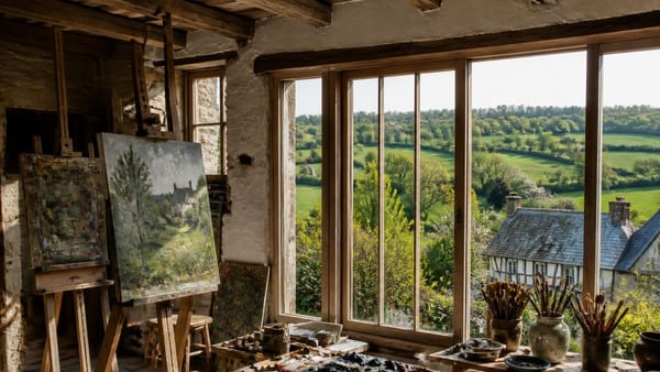 Le peintre britannique a élu domicile dans le pays d'Auge, transformant le bocage normand en atelier créatif jusqu'à …