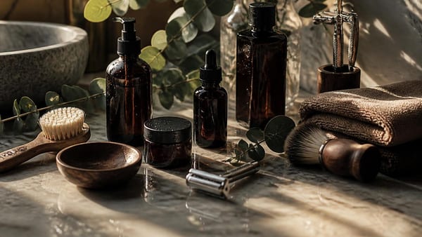 Parfums, soins visage, coffrets grooming : découvrez notre sélection de cadeaux beauté pour célébrer les pères avec é…