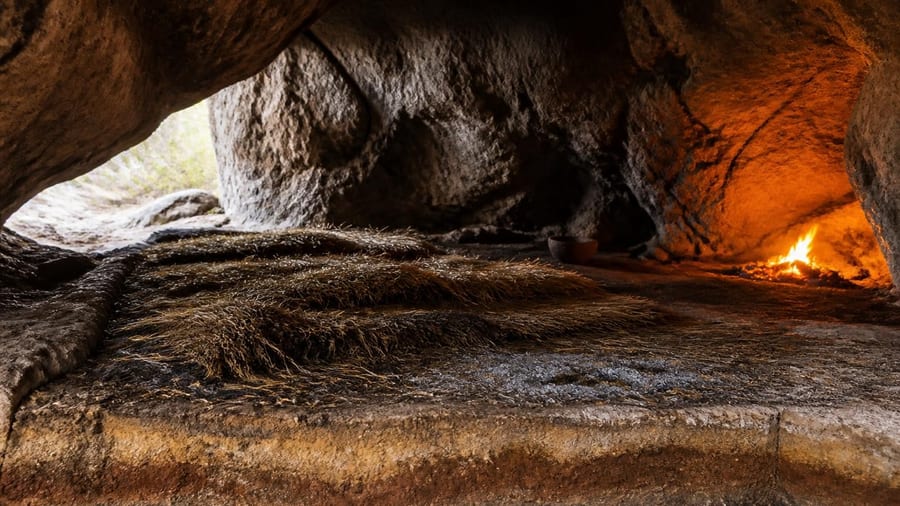 Il y a 200 000 ans, des humains dormaient sur des lits d’herbe et de cendres dans des grottes sud-africaines