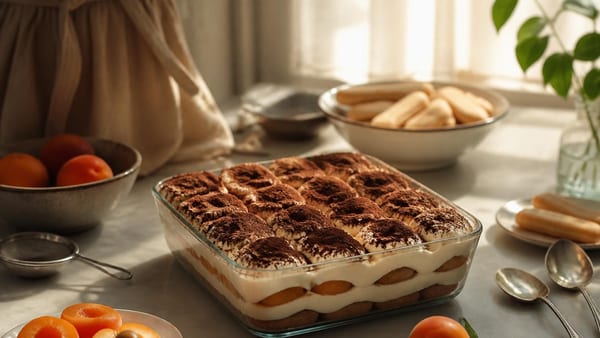 Une variation estivale du tiramisu classique qui met l'abricot à l'honneur. Fraîcheur garantie et préparation express…