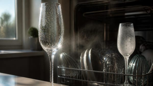 Un film blanchâtre sur vos verres après chaque cycle ? Le problème vient souvent d'un réglage oublié dans votre machine.